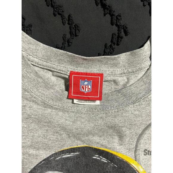 Vintage NFL Pittsburgh Steelers Retro Y2K Black / Yellow Tie-Dye T-shirt Medium - Picture 4 of 9